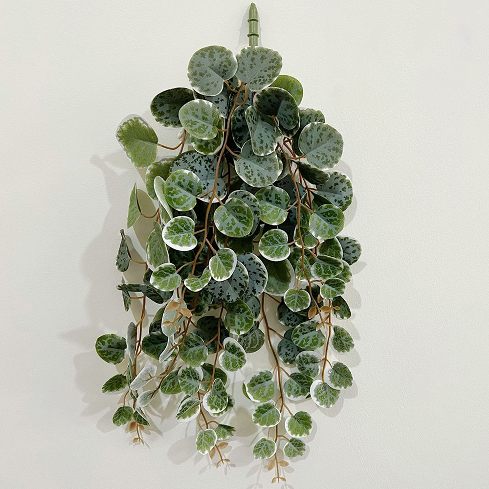 Snake Plant - 人工ユーカリの葉,偽のつる植物,壁の植物,結婚式のための籐,庭の装飾,49cm