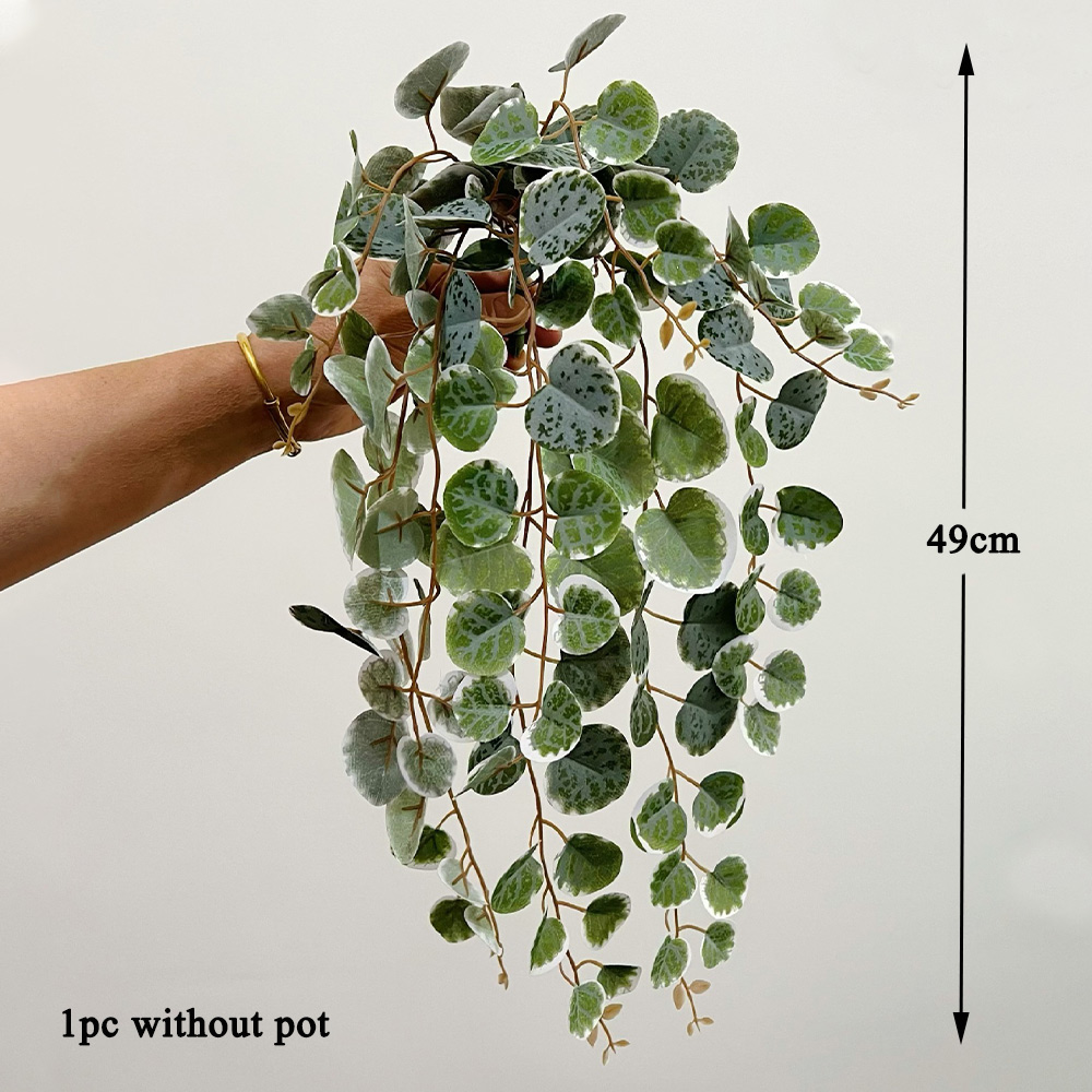人工ユーカリの葉,偽のつる植物,壁の植物,結婚式のための籐, - Snake Plant のレビューと価格