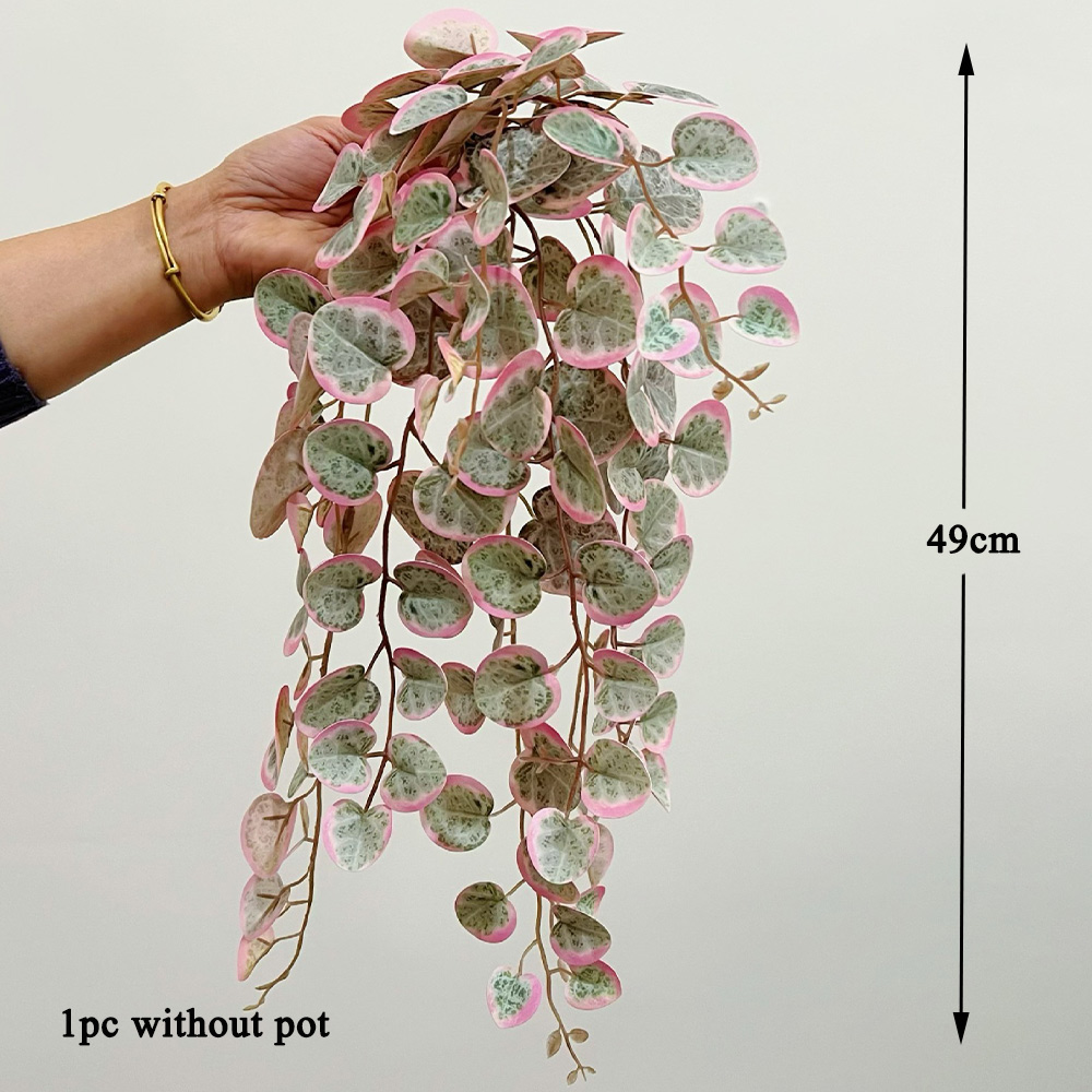 人工ユーカリの葉,偽のつる植物,壁の植物,結婚式のための籐, - Snake Plant のレビューと価格