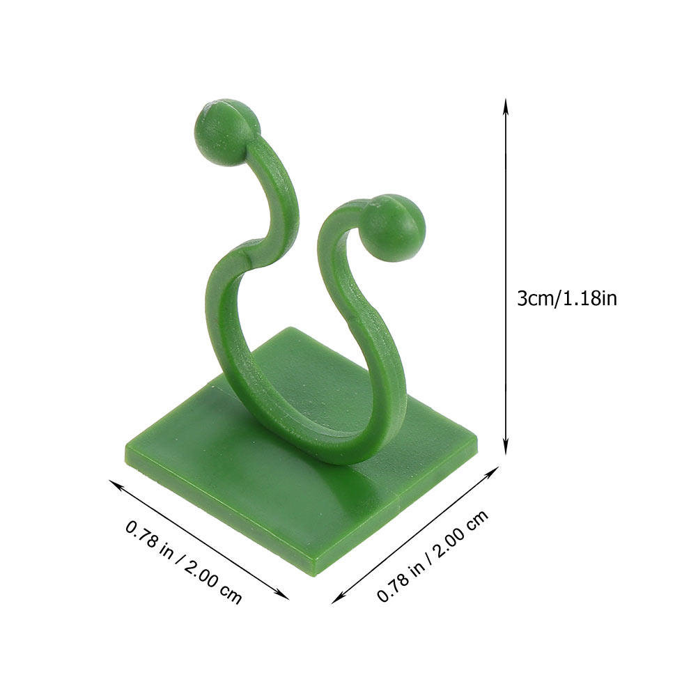 80個入り、植物用つる植物固定フック。粘着式で壁に貼り付け可 - Pothos のレビューと価格