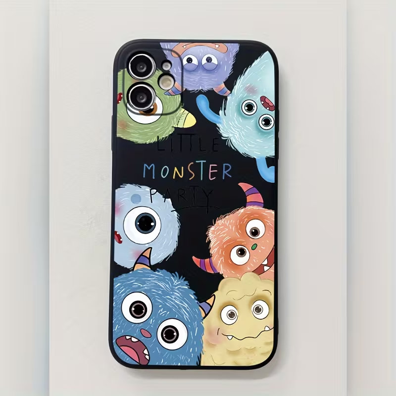 ハロウィンの子供っぽい楽しいモンスター漫画風のiPhoneケ - Monstera のレビューと価格