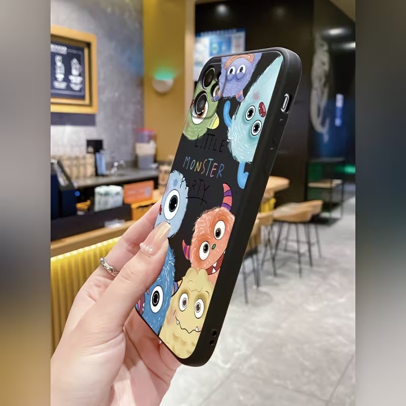 ハロウィンの子供っぽい楽しいモンスター漫画風のiPhoneケ - Monstera のレビューと価格