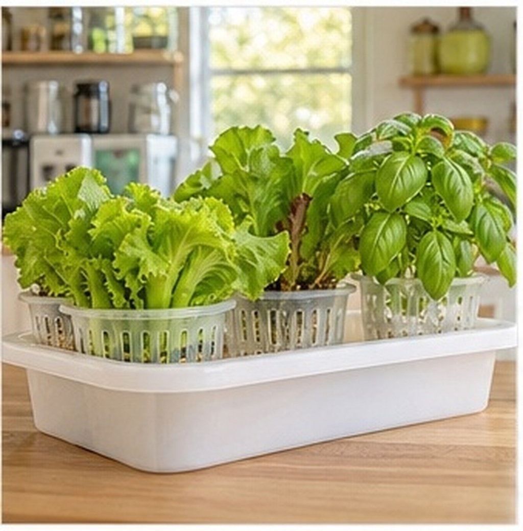 水耕栽培用野菜栽培、厚手で通気性の良いプラスチック製根管理ネ - Plant Pot のレビューと価格