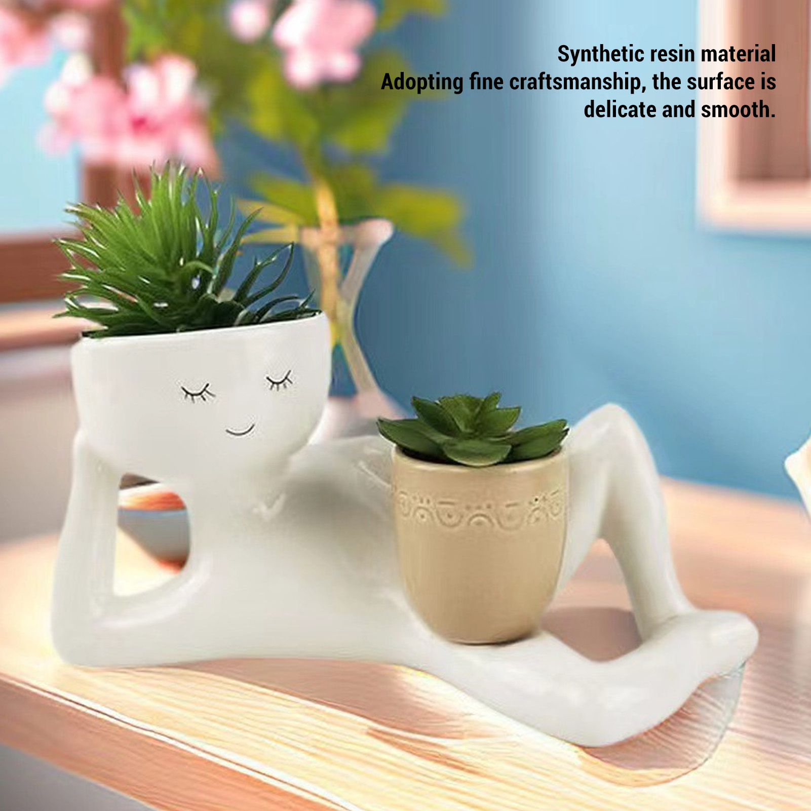 多肉植物鉢クリエイティブ通気性合成樹脂植木鉢デスクトップオー - Succulent Set のレビューと価格