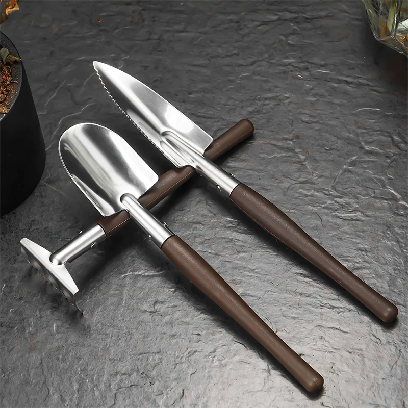 アルミ合金製ミニガーデンツール3点セット、レーキチップデザイ - Succulent Set のレビューと価格