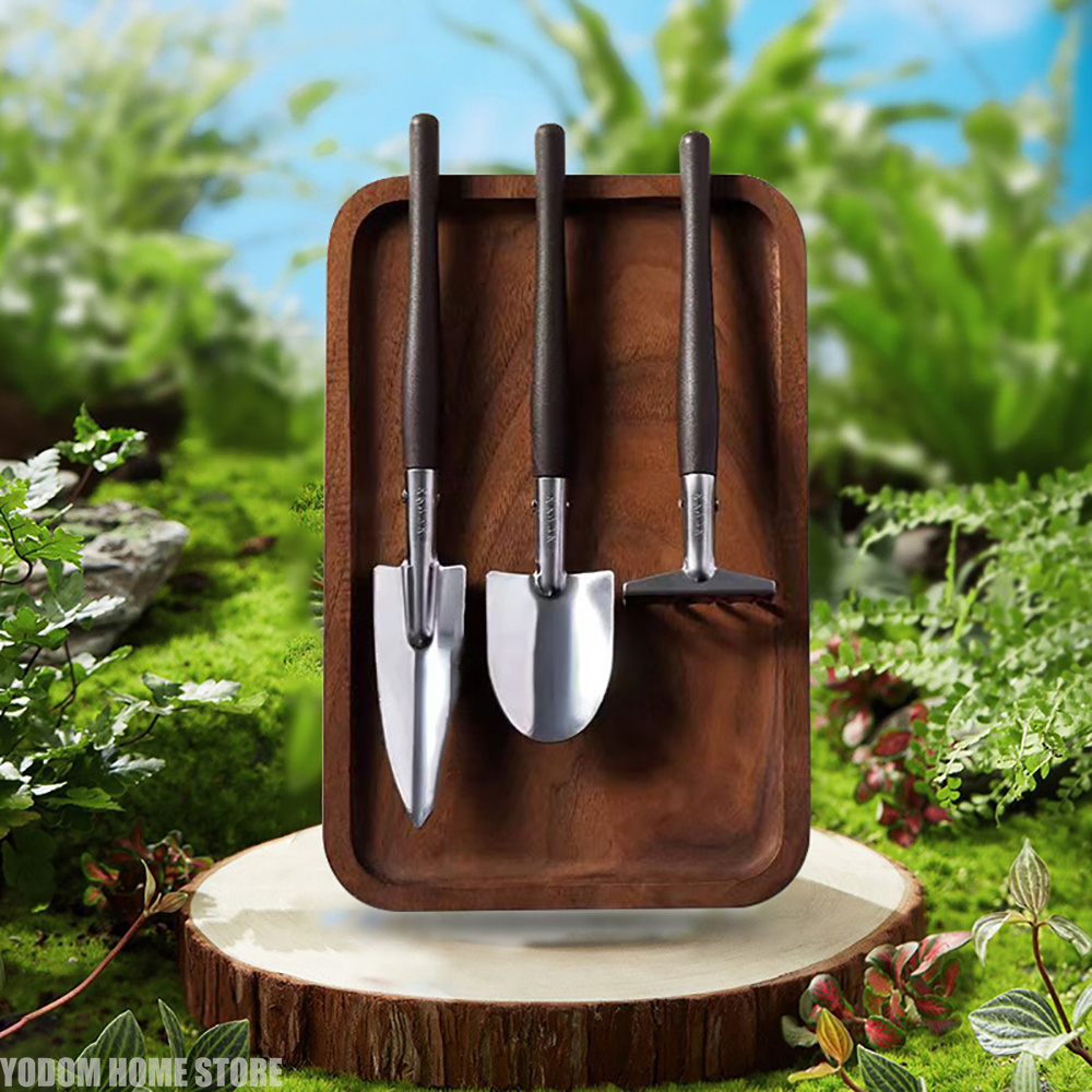 アルミ合金製ミニガーデンツール3点セット、レーキチップデザイ - Succulent Set のレビューと価格