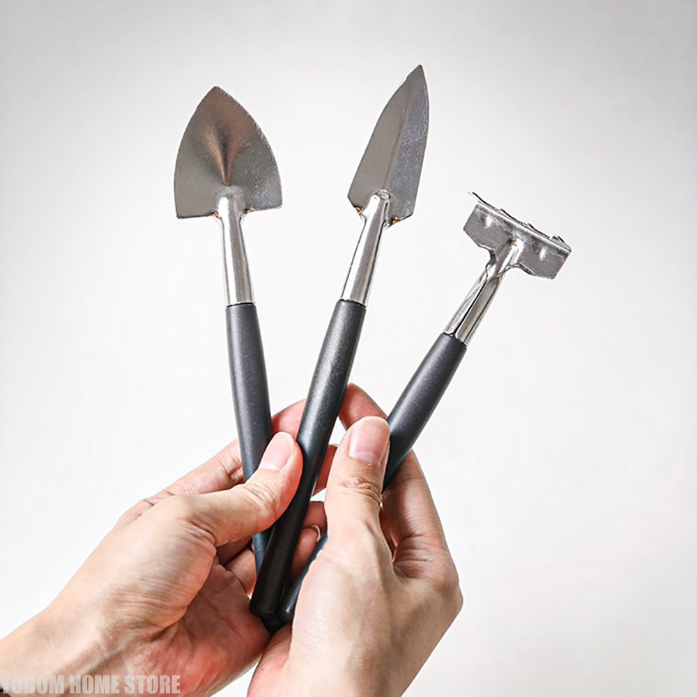 アルミ合金製ミニガーデンツール3点セット、レーキチップデザイ - Succulent Set のレビューと価格
