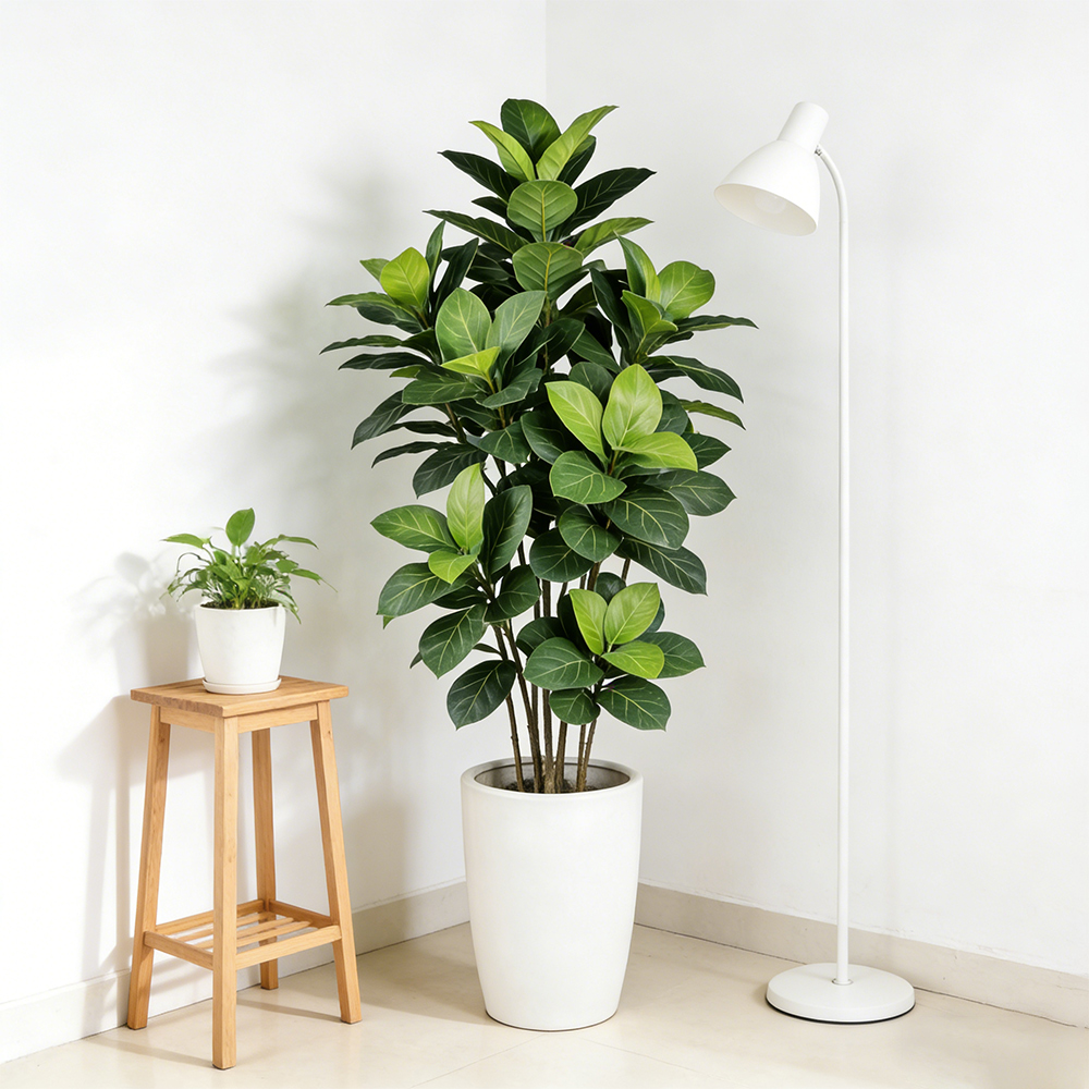 70～130cmの人工フィカス植物、大型フェイクマルベリーツ - Snake Plant のレビューと価格