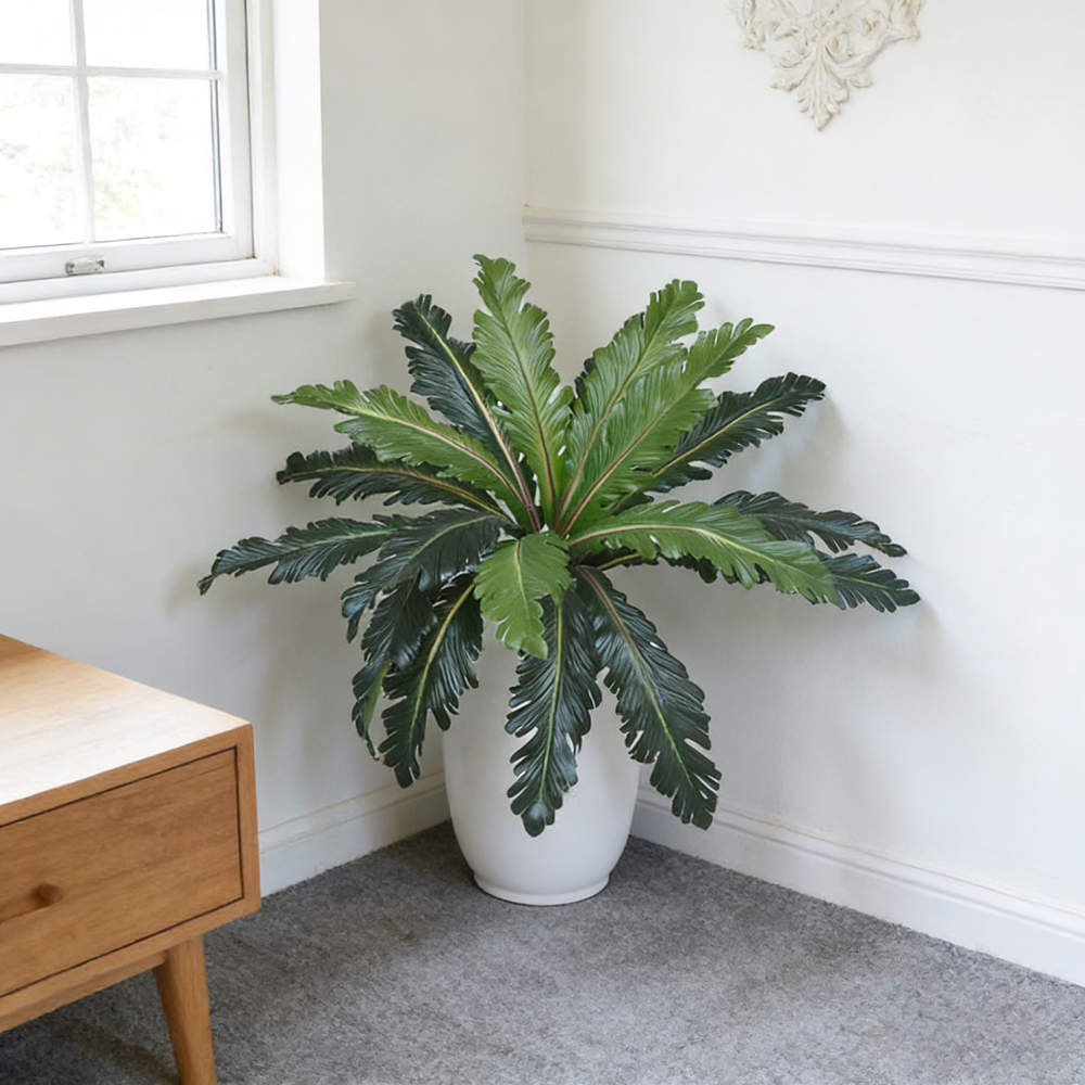 45～50cmのトロピカルな偽ペルシャ葉、人工シダ、プラスチ - Snake Plant のレビューと価格