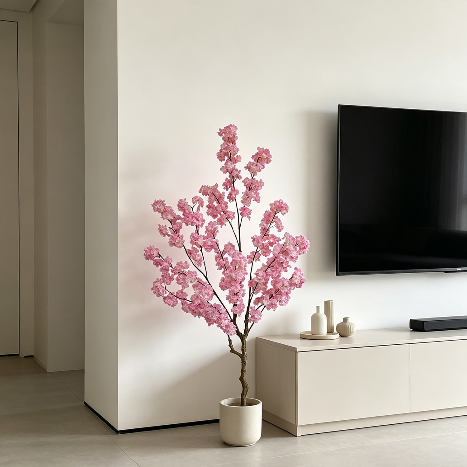 100～220cmの人工桜の木、リアルな偽物の桜の枝、屋内用 - Snake Plant のレビューと価格